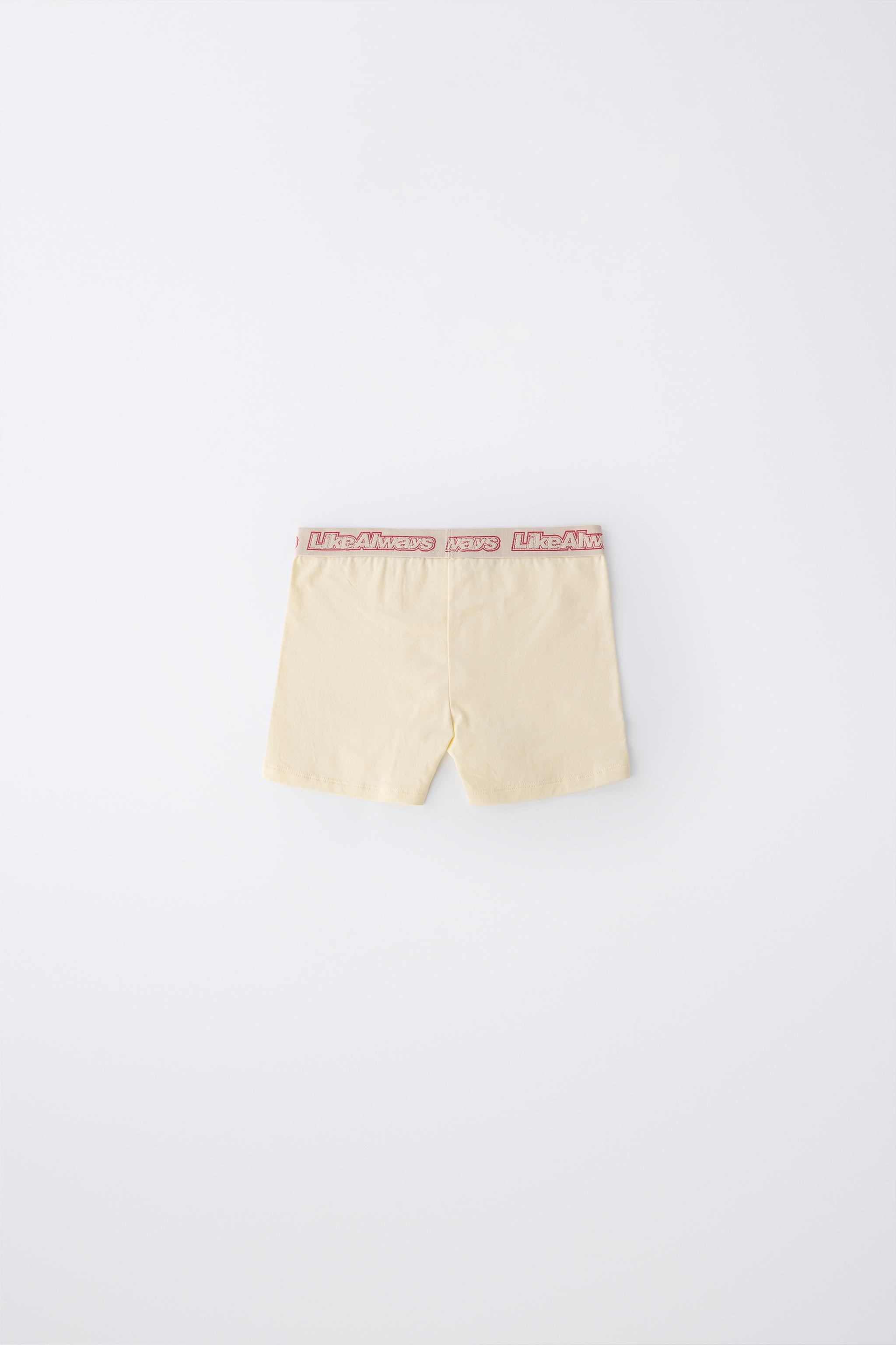 AGES 6-14 / FIVE-PACK OF LABELED BOXERS
